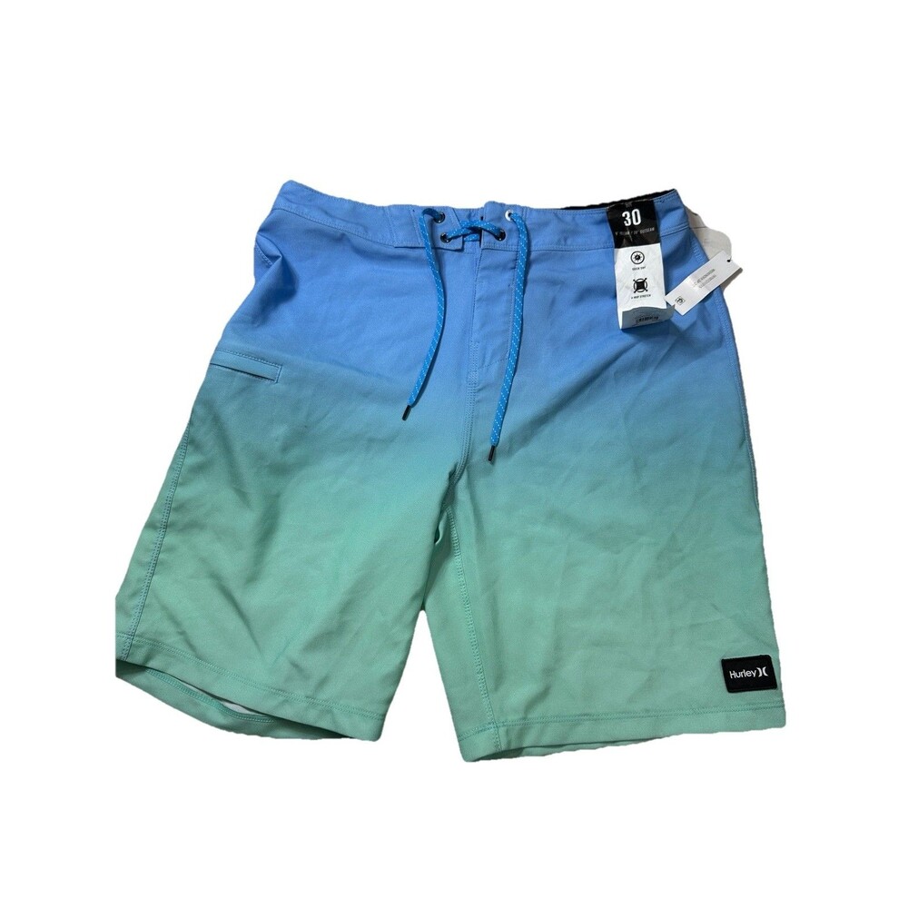 Brand New Hurley Men's Weekender Zip  20"Boardshorts Size 30 9 Inches